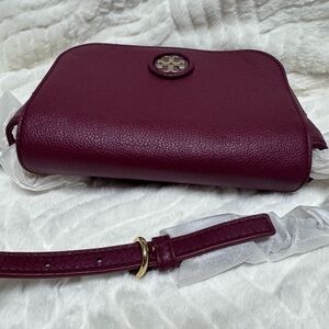 Tory Burch Deep Burgundy Crossbody Bag
